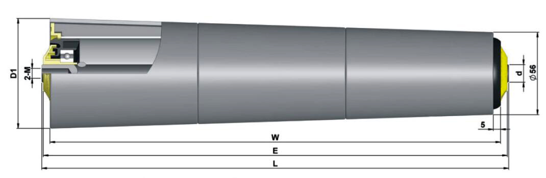 TP600 Schwerkraft-Kegelh&uuml;lsenwalze