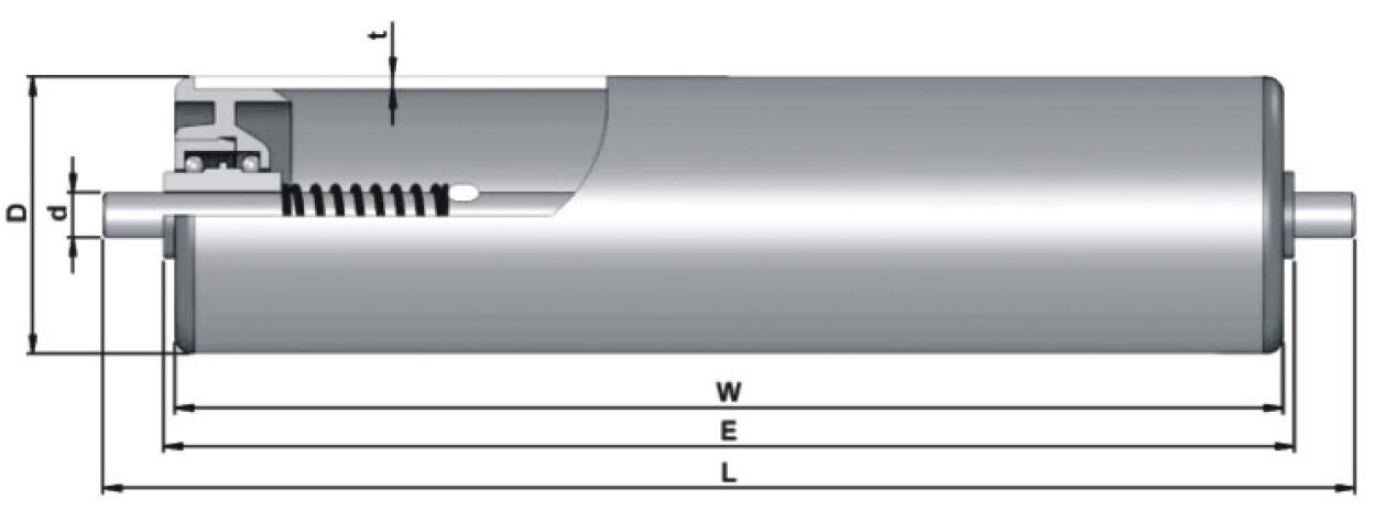 GR900 Korrosionsbest&auml;ndige, wasserdichte PVC-F&ouml;rderrolle f&uuml;r leichte Beanspruchung