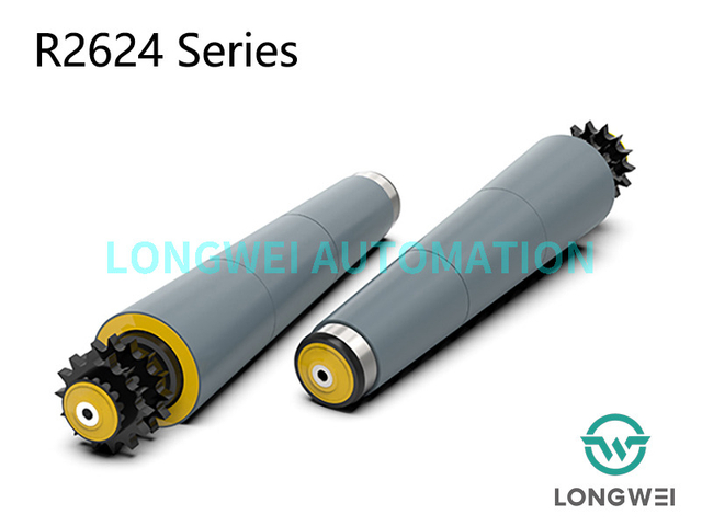 Mittelschwere Polymer-Kettenrad-Förderrolle mit konischer Hülse