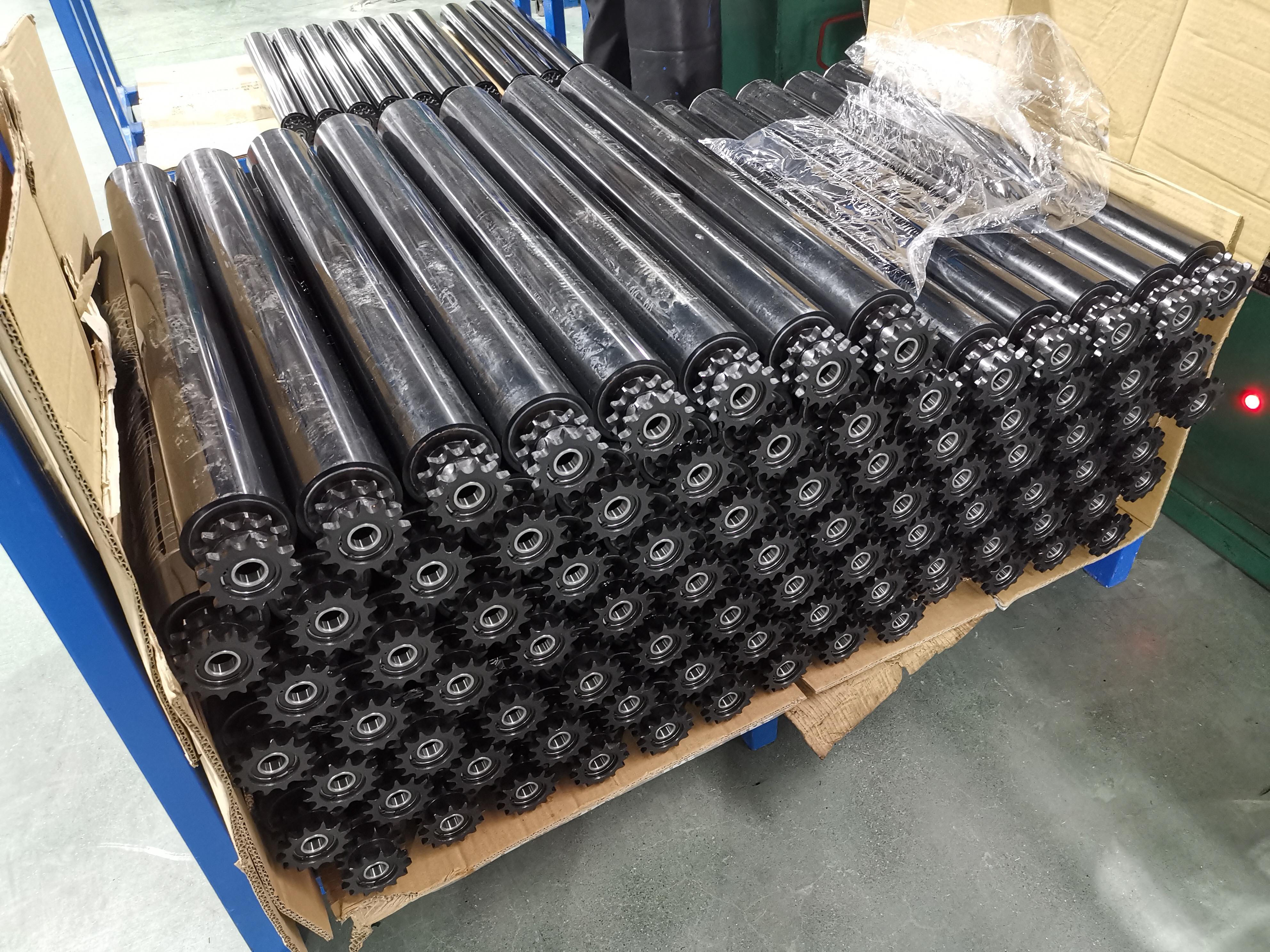 PU-beschichtete Stahlwalze