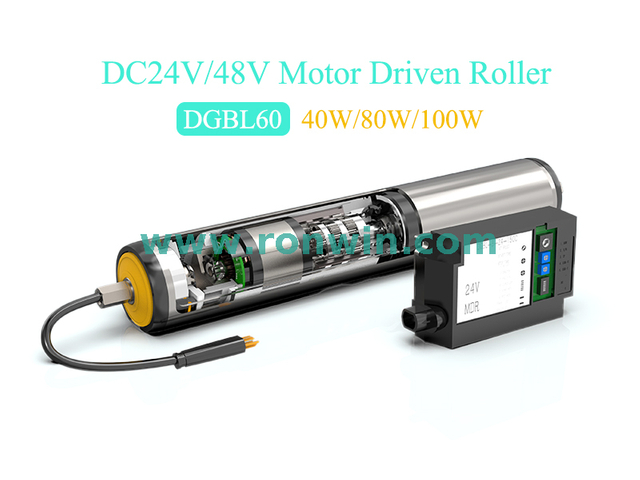 DC24V/48V bürstenlosen Zahnradmotor -Rollen MDR 