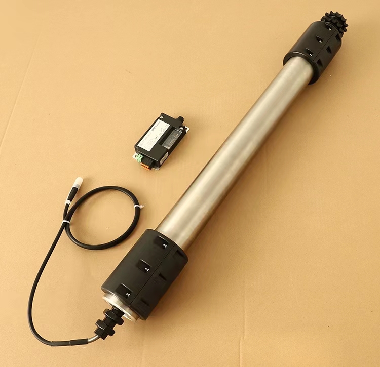  SPROKCET -Kettenantriebsrollscheibe Gleichstrom -Stahlmotor -Rollenwalze 