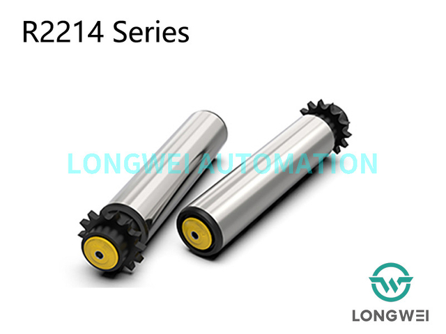 Mittelschwere, einreihige Förderrolle mit Kettenradantrieb aus Polymer