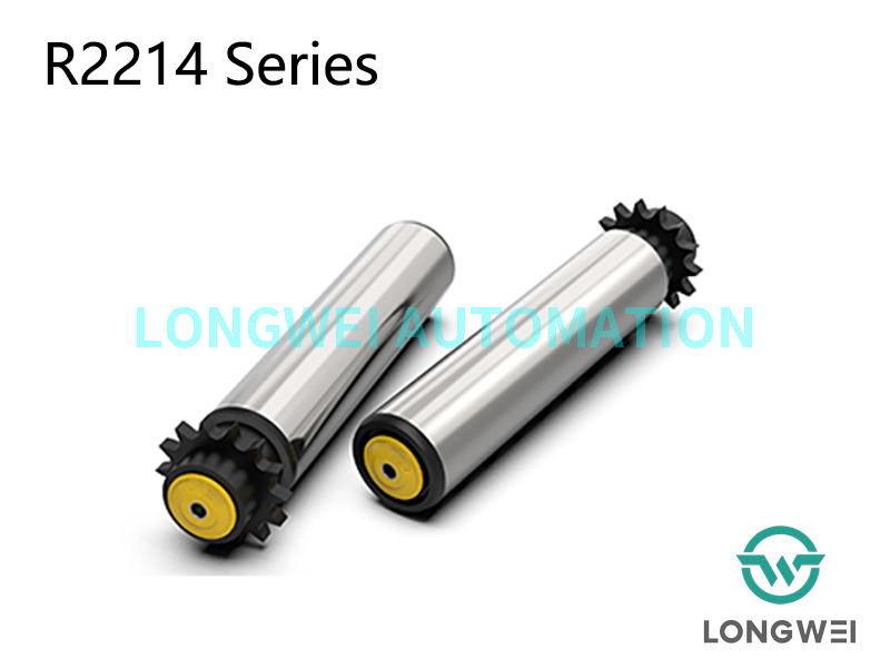 Mittelschwere, einreihige Förderrolle mit Kettenradantrieb aus Polymer