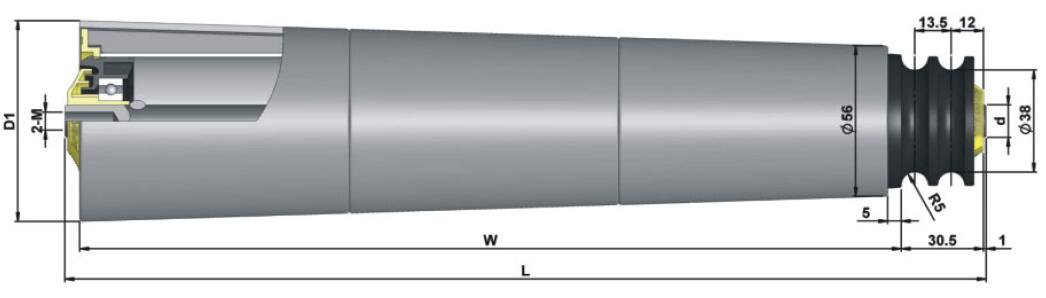 TP660 O-Riemen-Rolle mit konischer H&uuml;lse