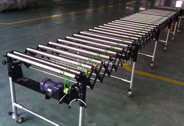 Flexibler erweiterbarer Motor O-Belt-Roller-Förderer 