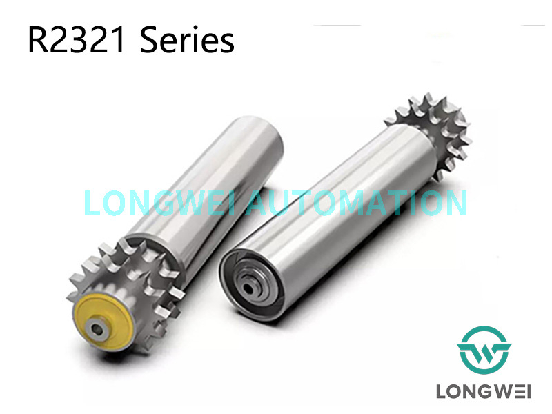 Doppelreihige Stahlkettenrad-Palettenförderrolle für schwere Lasten