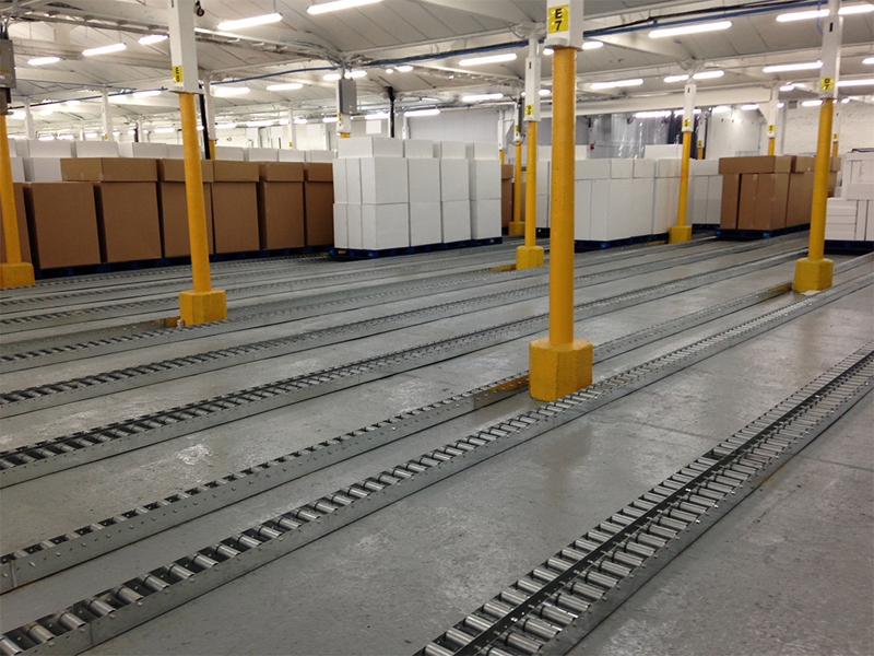 Schwerkraftrollenbahn