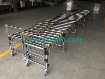 360 Rotation Flexible Expanceable Gravity Roller Förderer für Lagerhaus