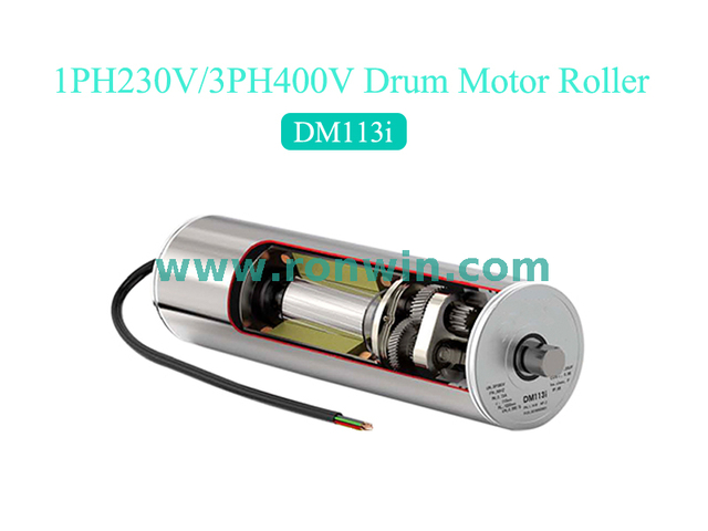 Leistungsstarke Motorantriebsrolle für leichte und mittelschwere Bandförderer