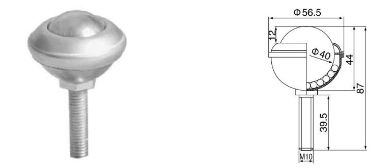 Fadenfixierkugel&uuml;bertragungseinheit