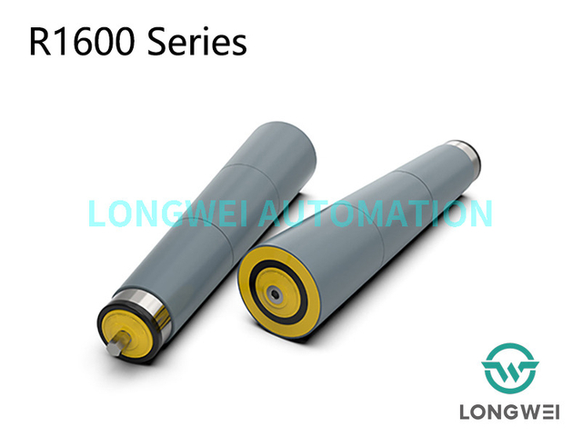 Leichte, schwerkraftbetriebene, konische Hülsenrolle für gebogene Förderer