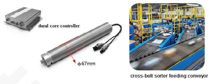 F&uuml;tterungsf&ouml;rderermotorwalze