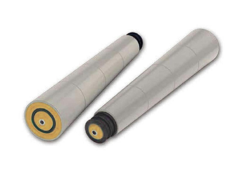 Rundriemen angetriebene Riemenscheibe, Kegelrolle