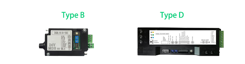 Gleichstrommotorbetriebener Rollensteuerantrieb