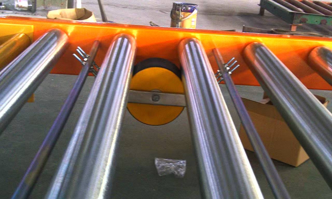 Bremsrolle f&uuml;r Palettendurchlaufregalanlage