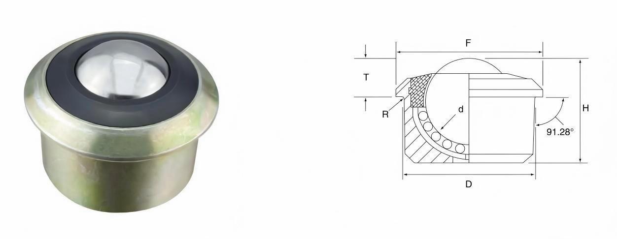 Kugeltransporteinheit f&uuml;r den Luftfrachtumschlag