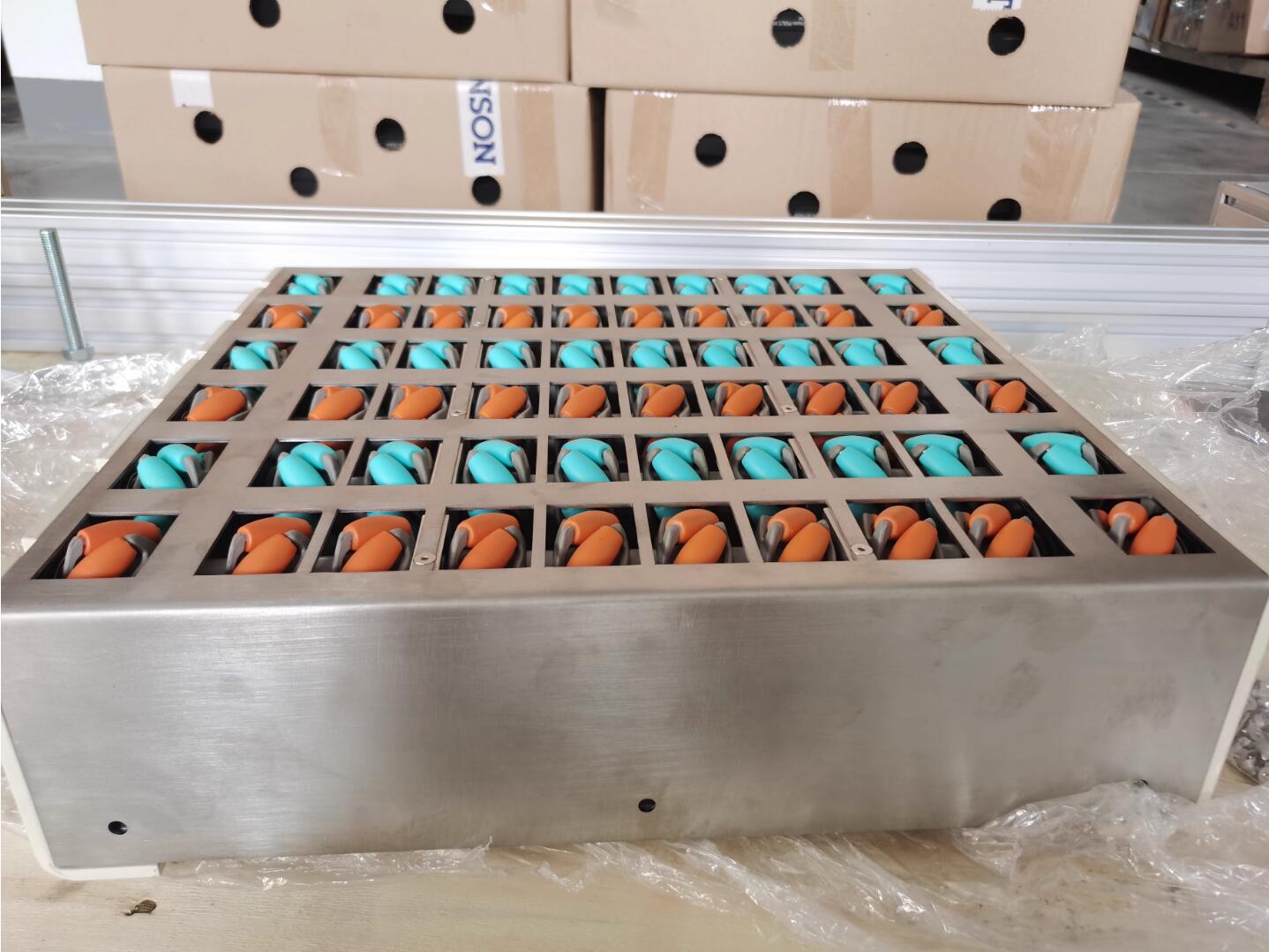 Gleichstrommotor-Antriebsrolle, die das Mecanum-Radsortiermodul antreibt