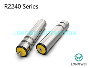 Doppelt gerillte Stahlförderrolle mit Rundriemenantrieb