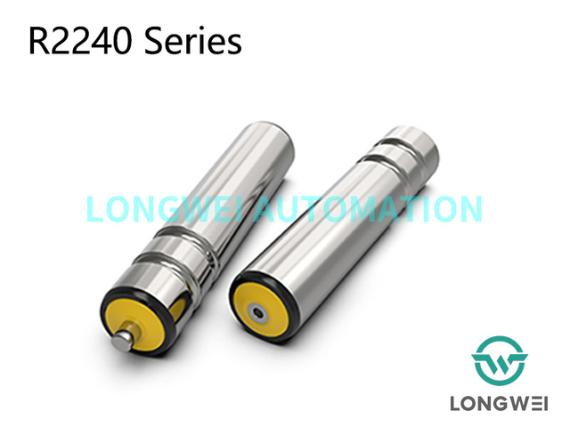 Doppelt gerillte Stahlförderrolle mit Rundriemenantrieb