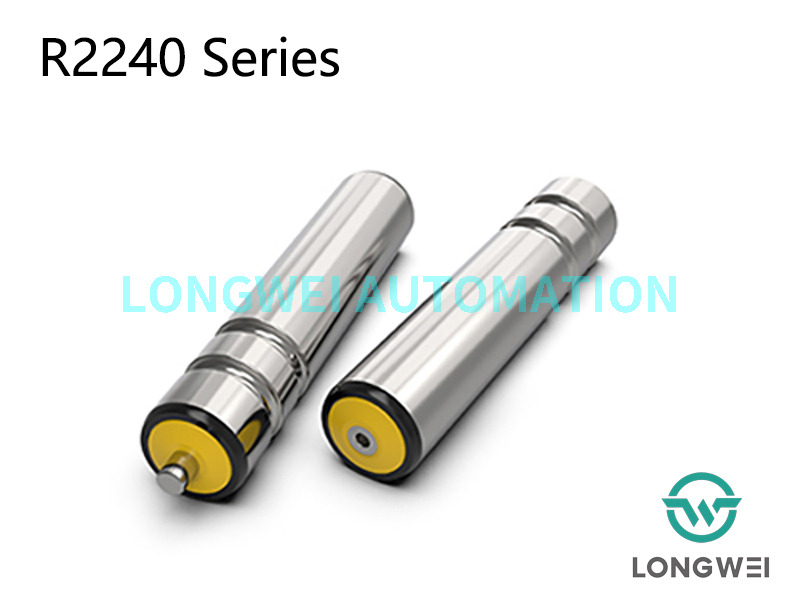 Doppelt gerillte Stahlförderrolle mit Rundriemenantrieb